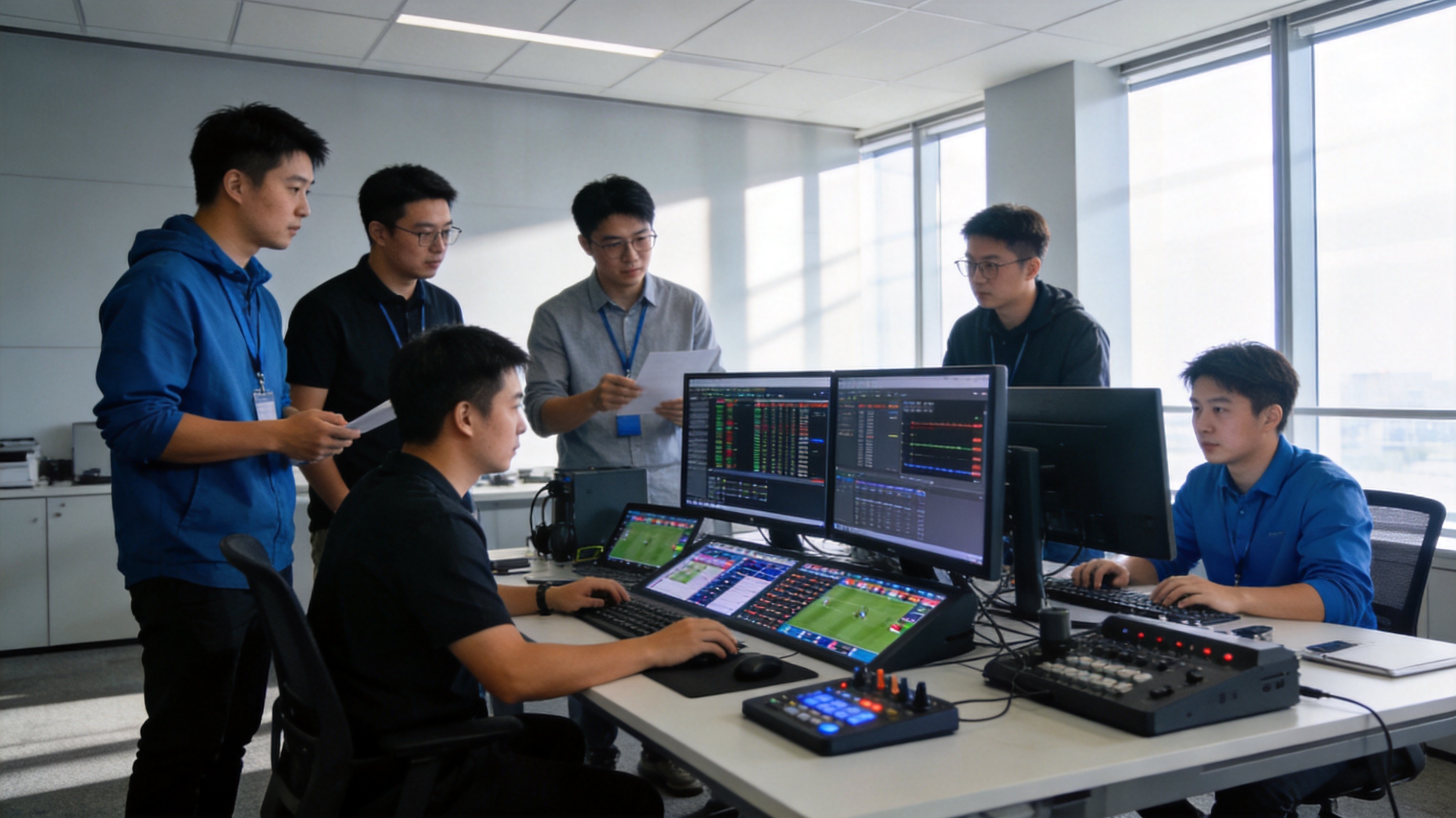 乐竟体育技术团队与赛事数据展示